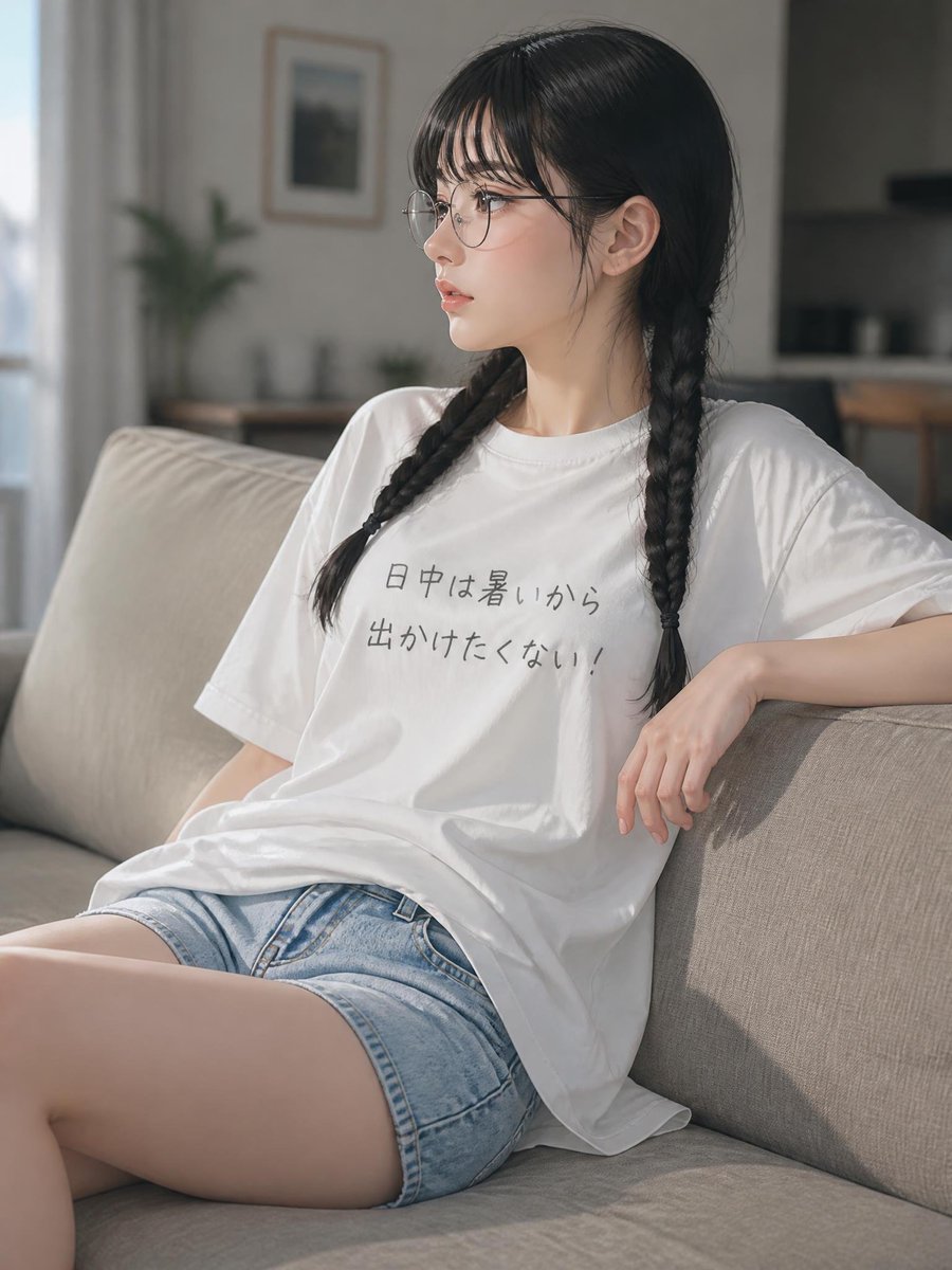 Relaxed Summer Sofa Portrait