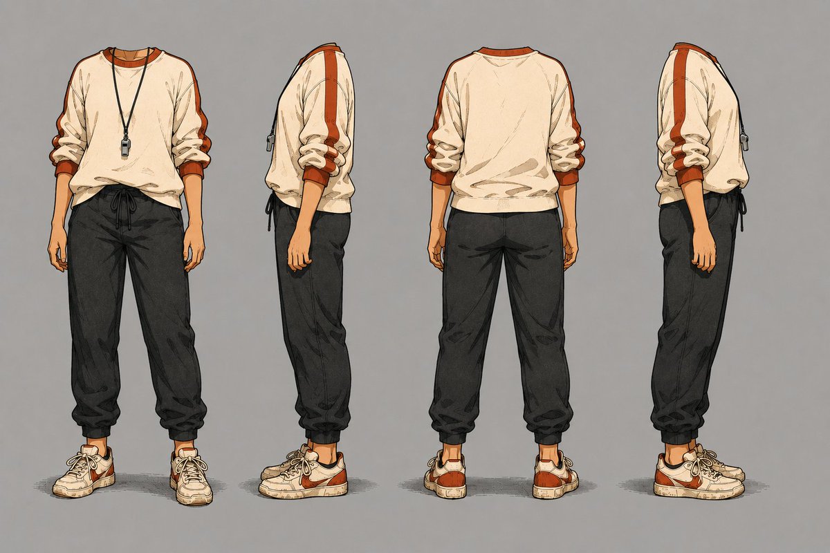 Comic / Storyboard - Anime Gen Z Character Sheet example image 3