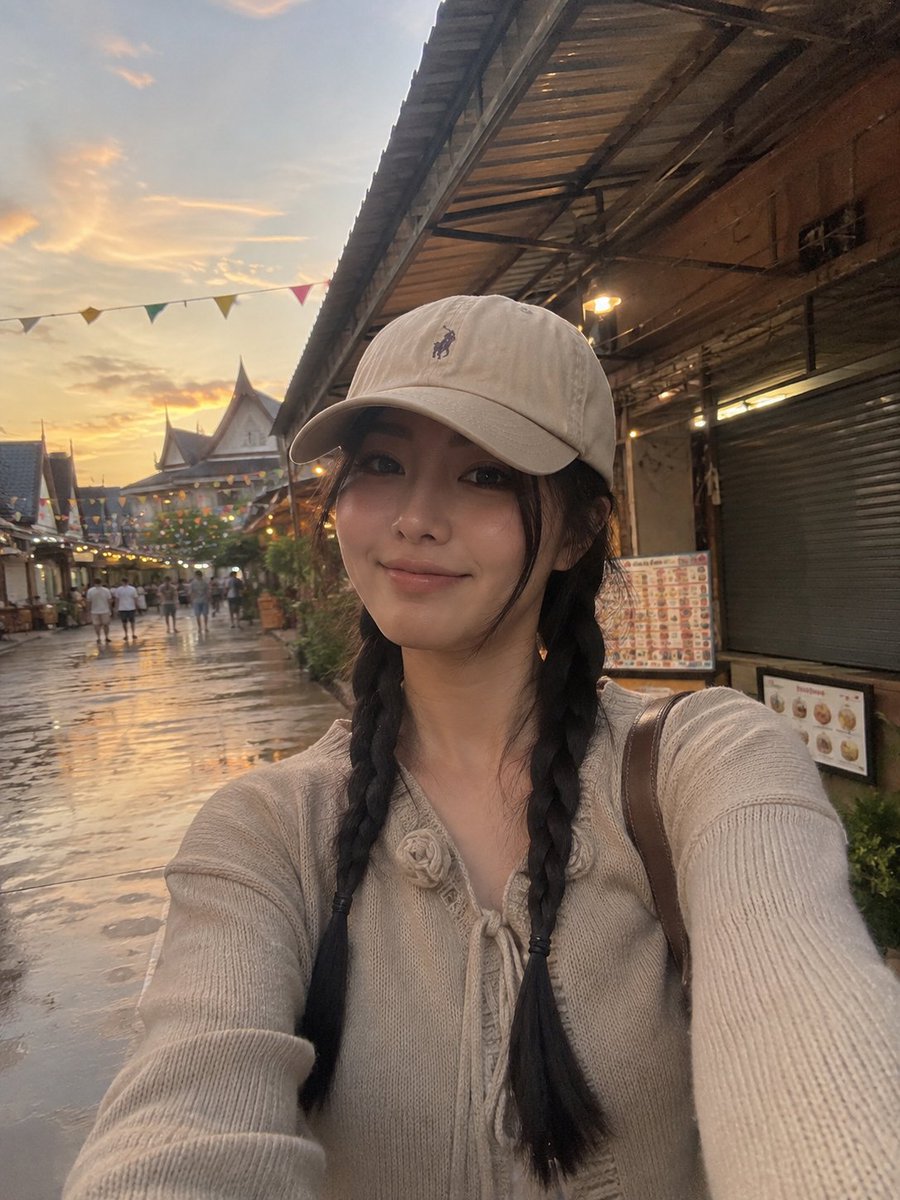 Golden Hour Travel Selfie