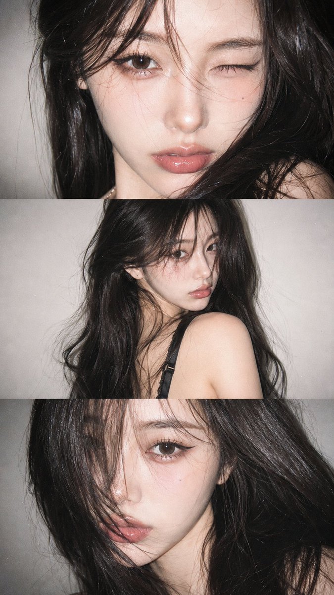 Y2K Aesthetic Japanese Beauty Photo Collage