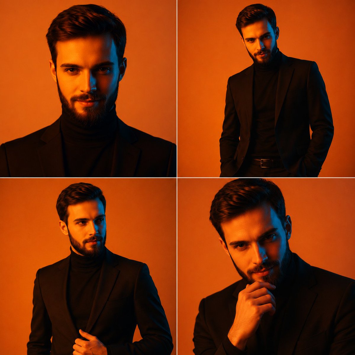 Profile / Avatar - Cinematic Male Editorial Studio Portrait example image 4