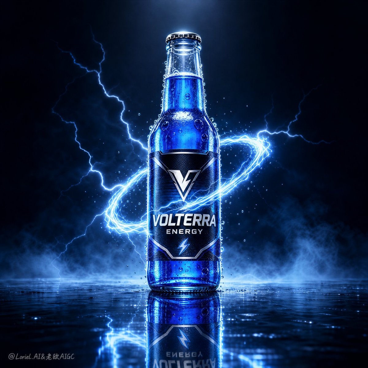 Product Marketing - Electric Energy Drink Poster example image 3