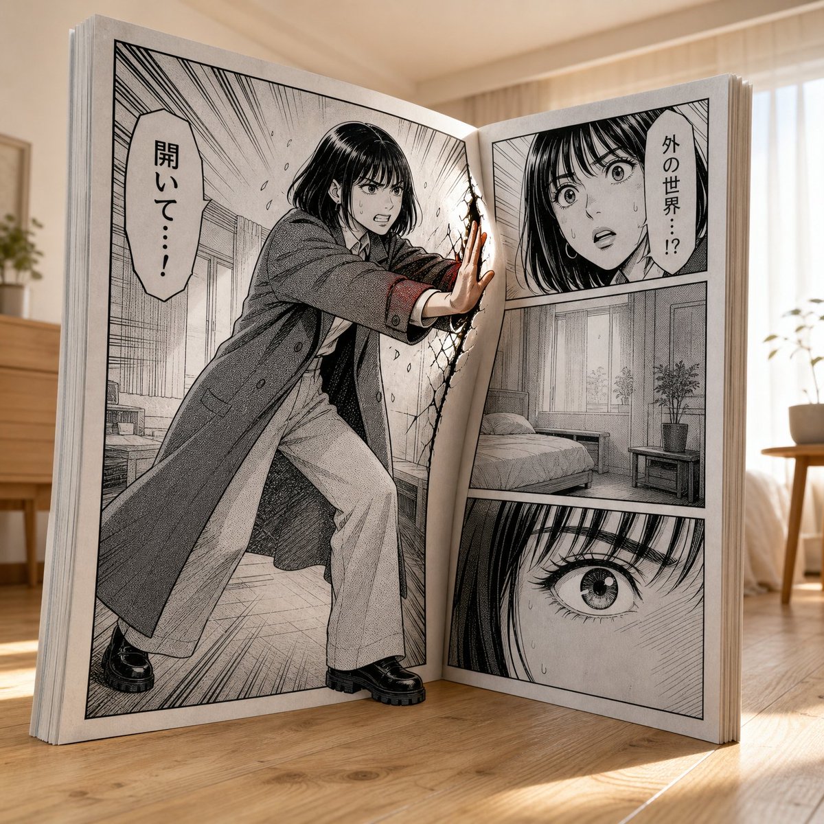 Comic / Storyboard - Manga Book Escape Storyboard example image 2