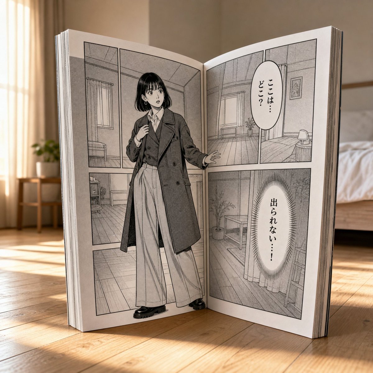 Manga Book Escape Storyboard