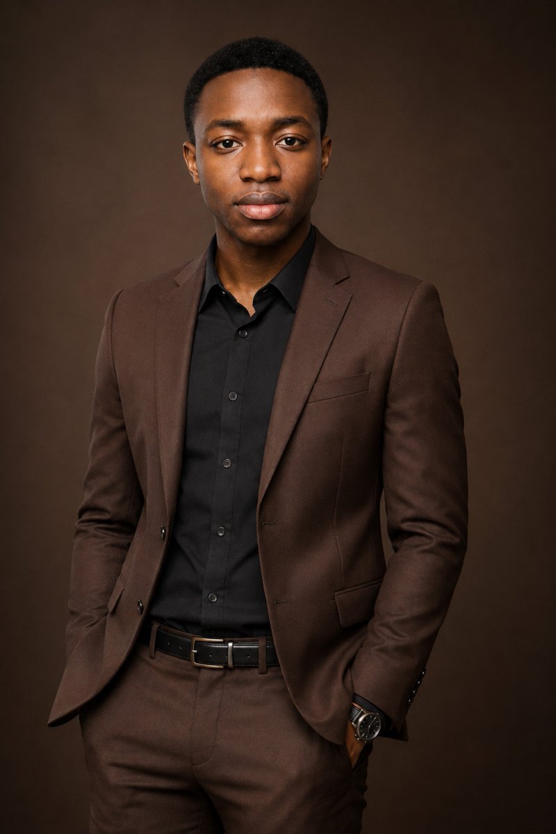 Premium Editorial Suit Portrait