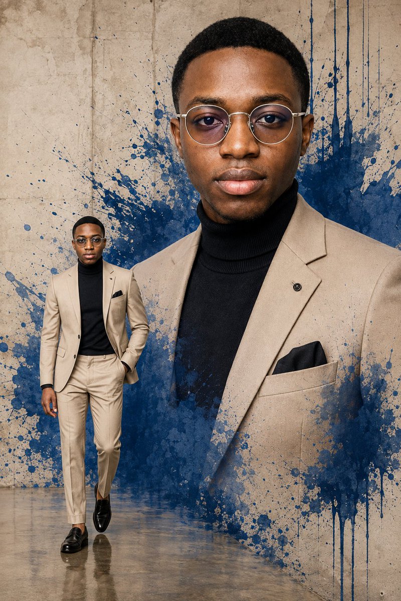 High-Fashion Editorial Composite