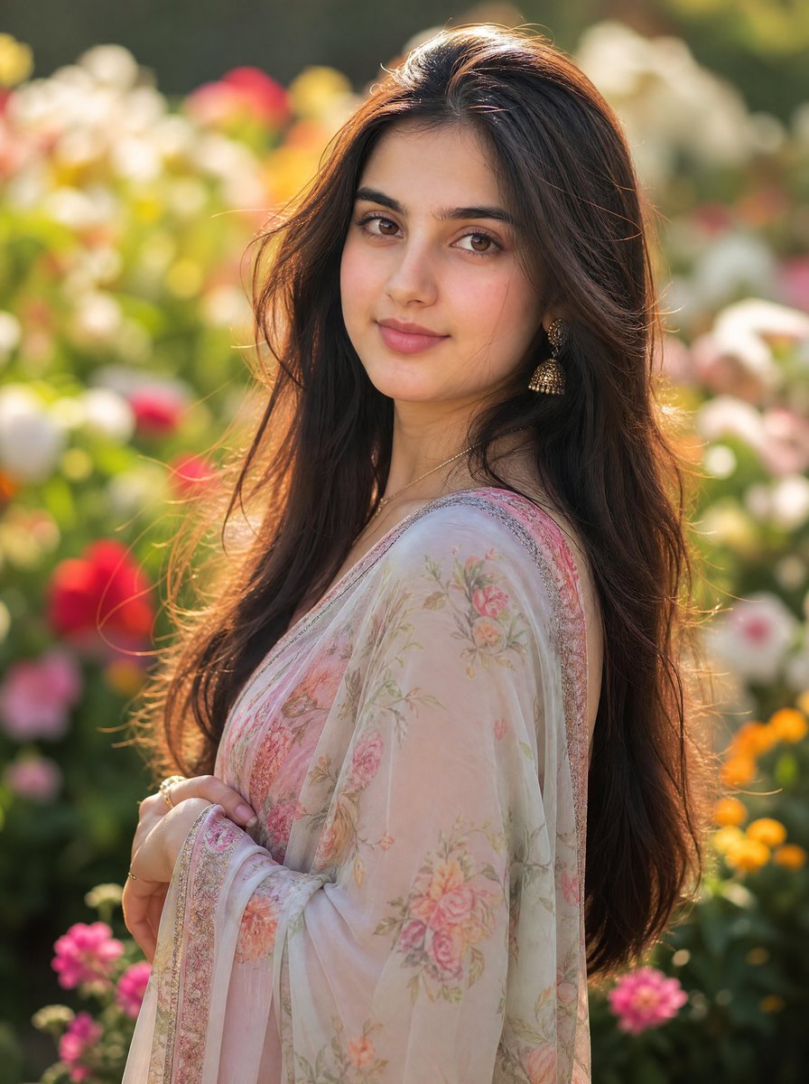 Social Media Post - Dreamy Watercolor Garden Portrait example image 2