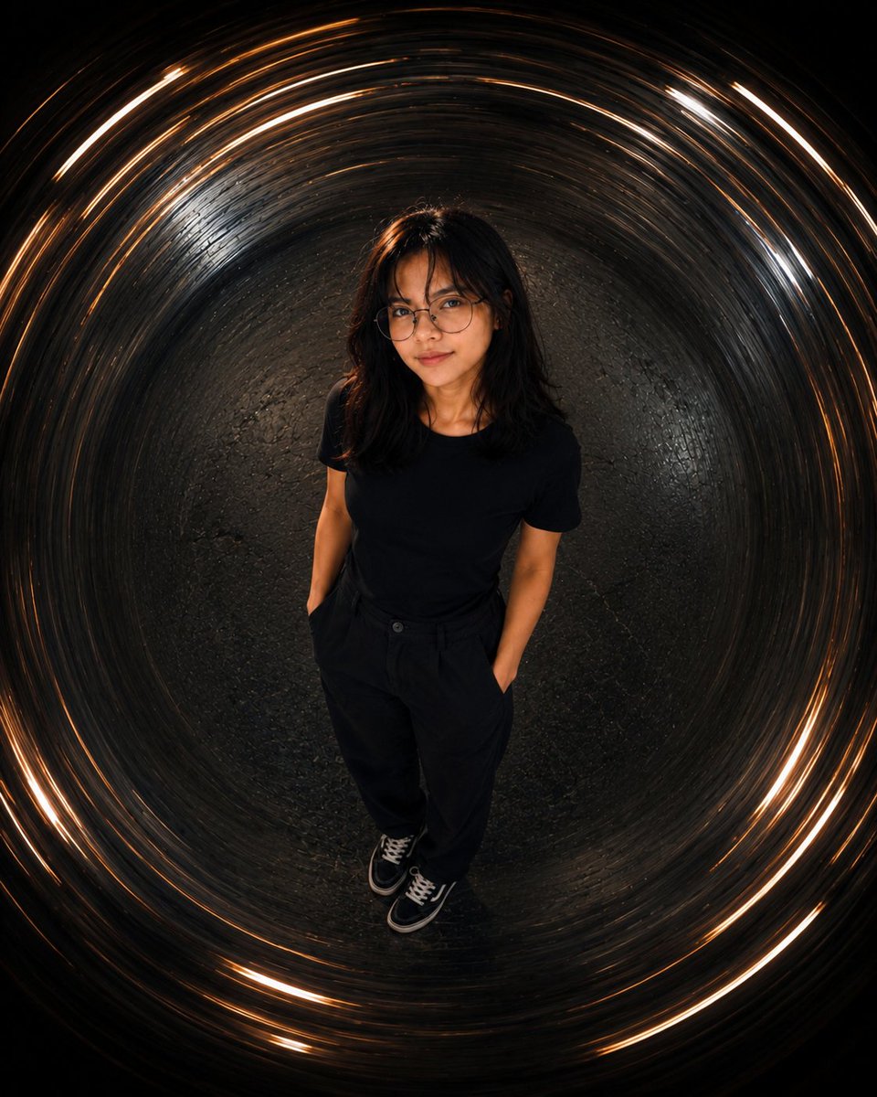 Social Media Post - Cinematic Tunnel Fashion Portrait example image 2