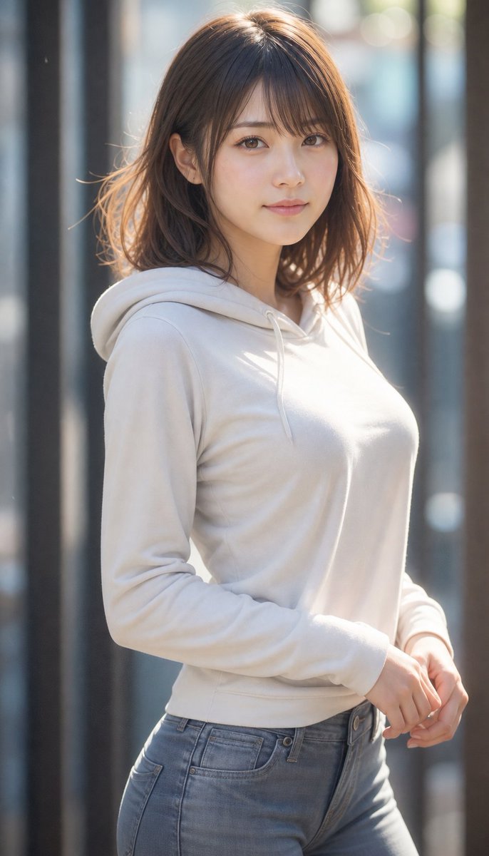 Profile / Avatar - Natural Outdoor Hoodie Portrait example image 3