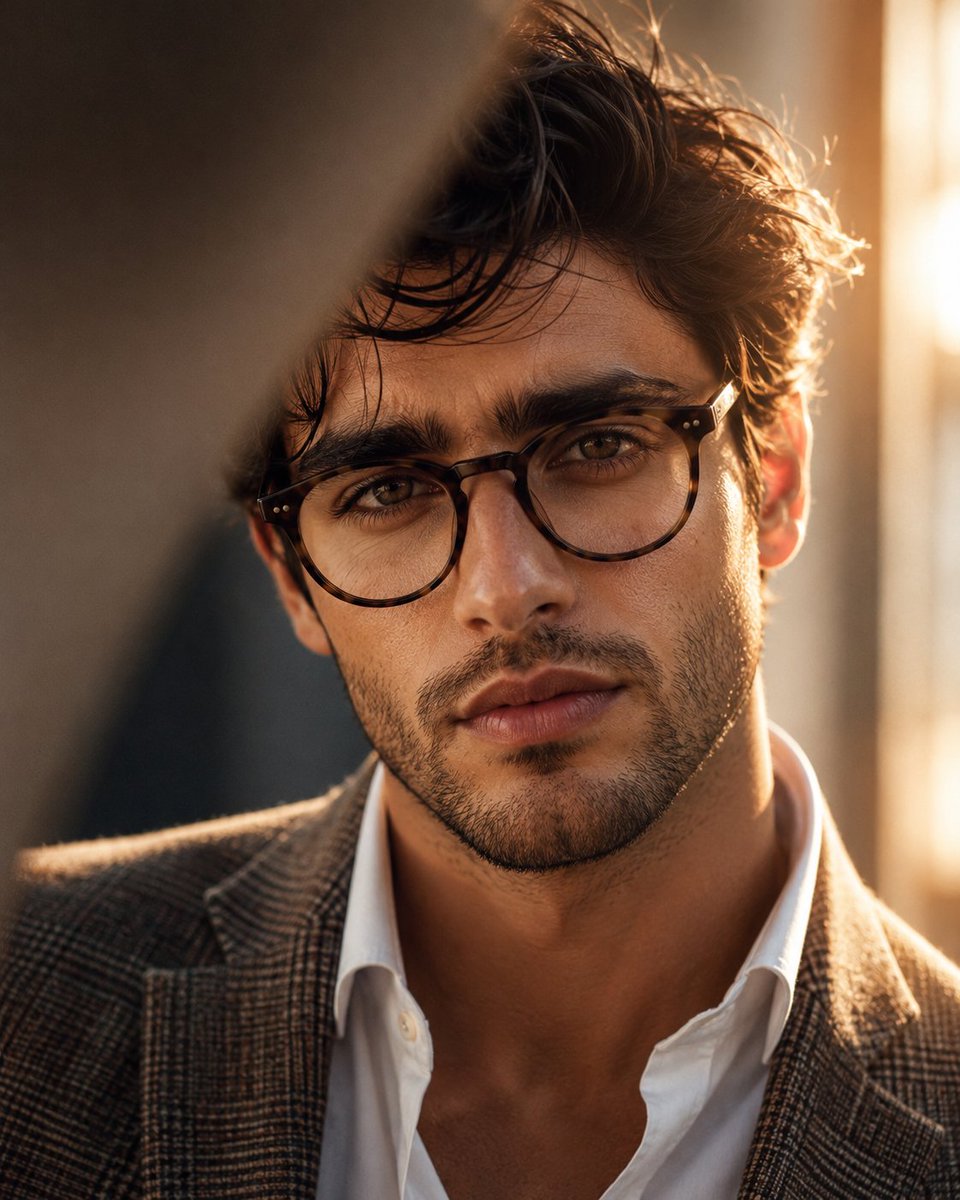 Masculine Close-up Editorial Portrait