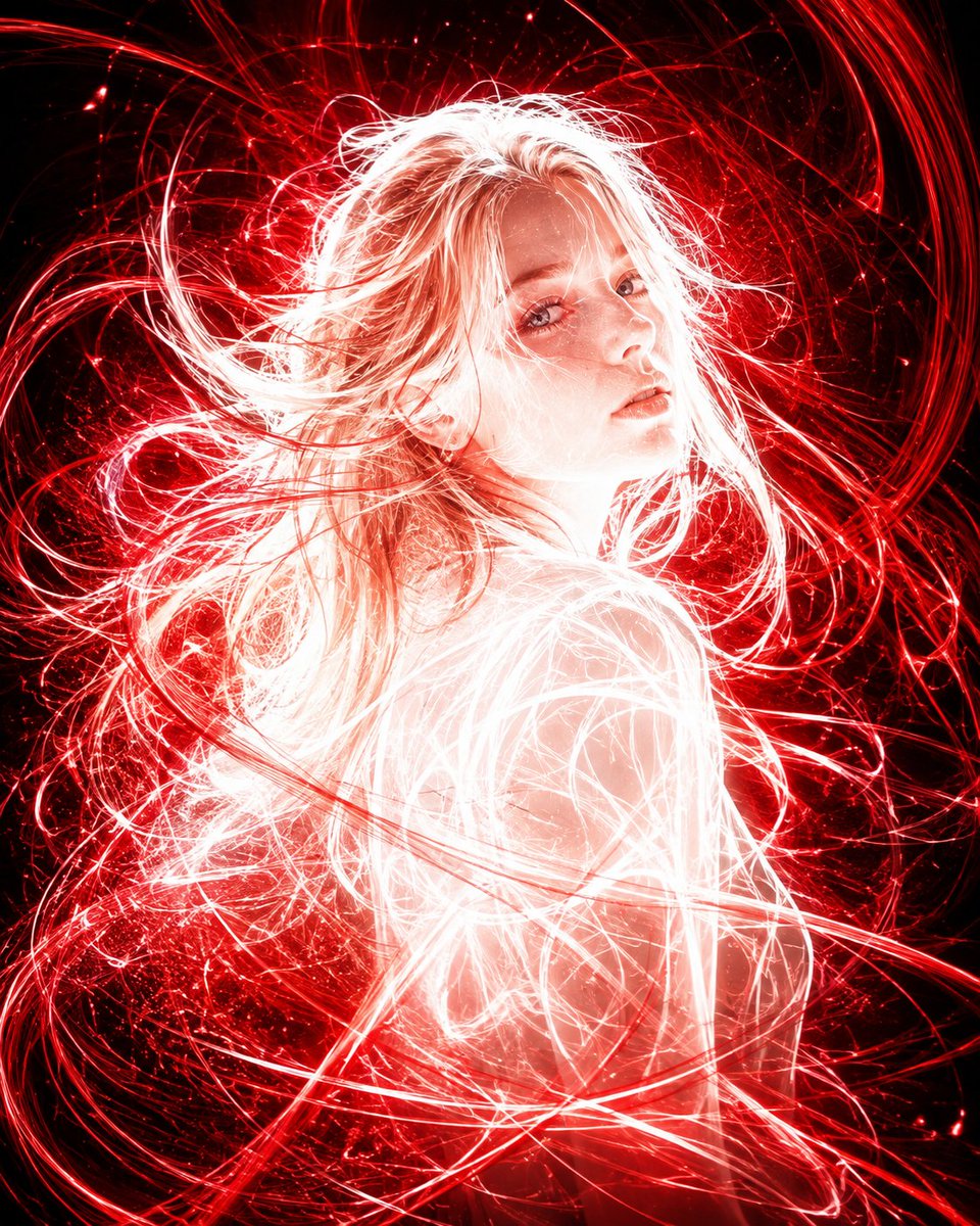 Kinetic Light Painting Portrait
