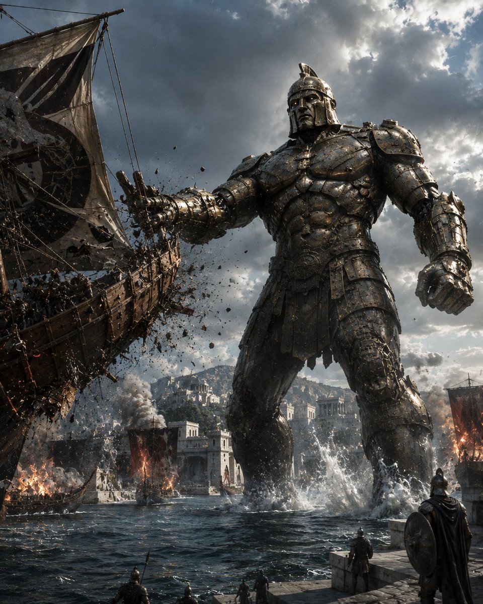 Bronze Talos Harbor Defense