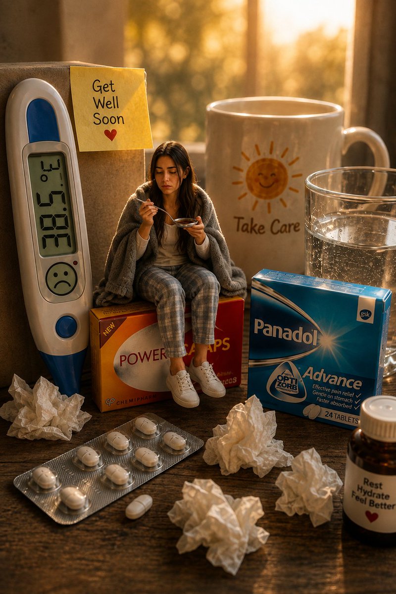 Miniature Sick Day Diorama
