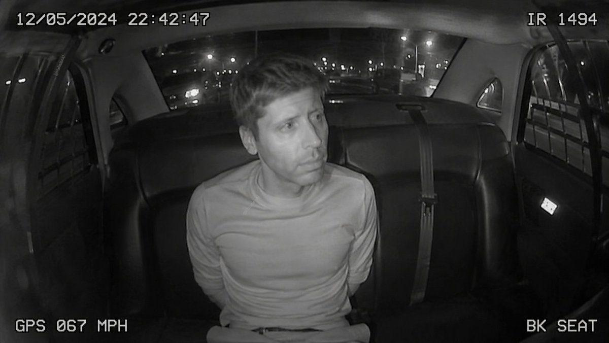 Infrared Police Backseat Footage