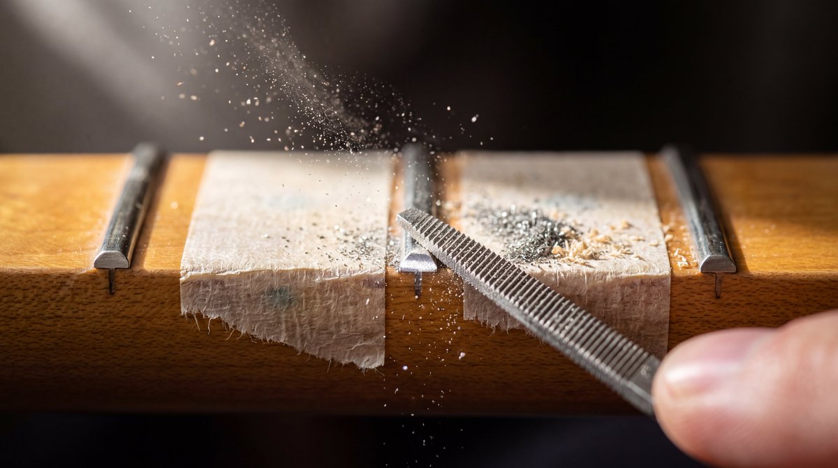 E-commerce Main Image - Macro Guitar Fret Dressing - Image 1