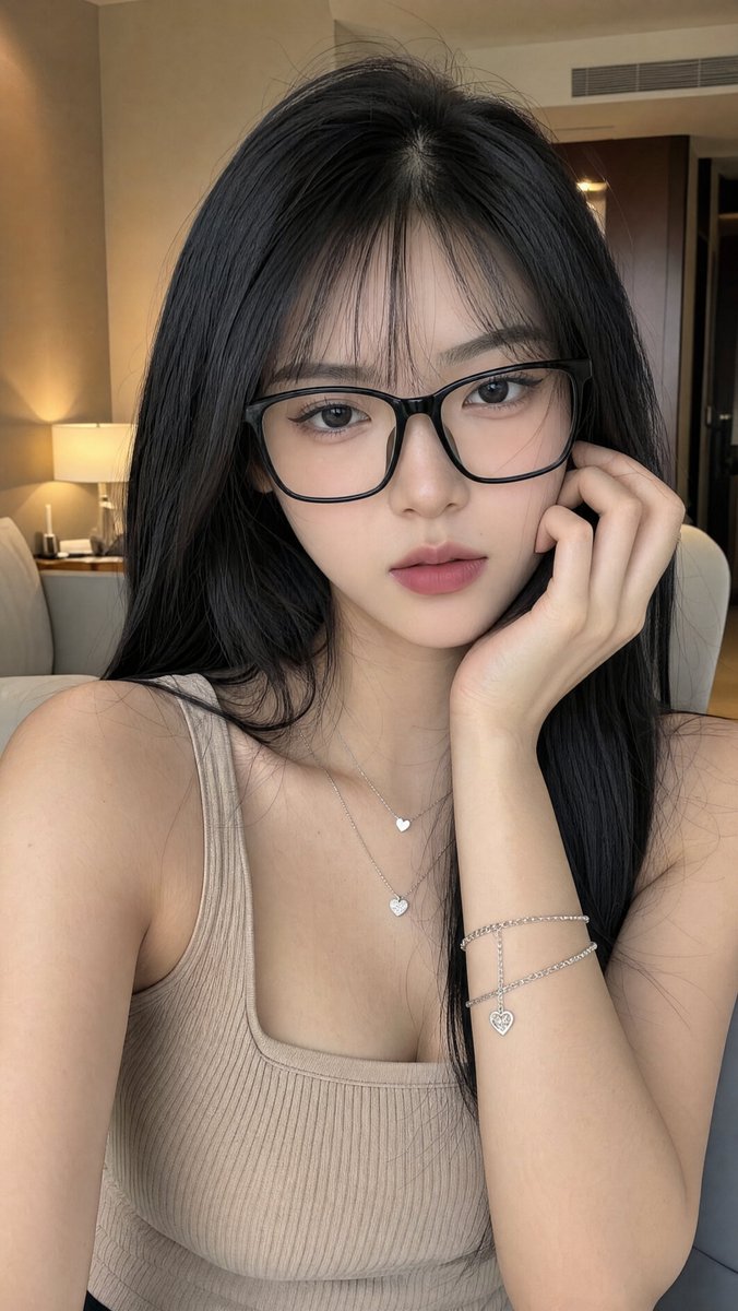 East Asian Woman Selfie Portrait