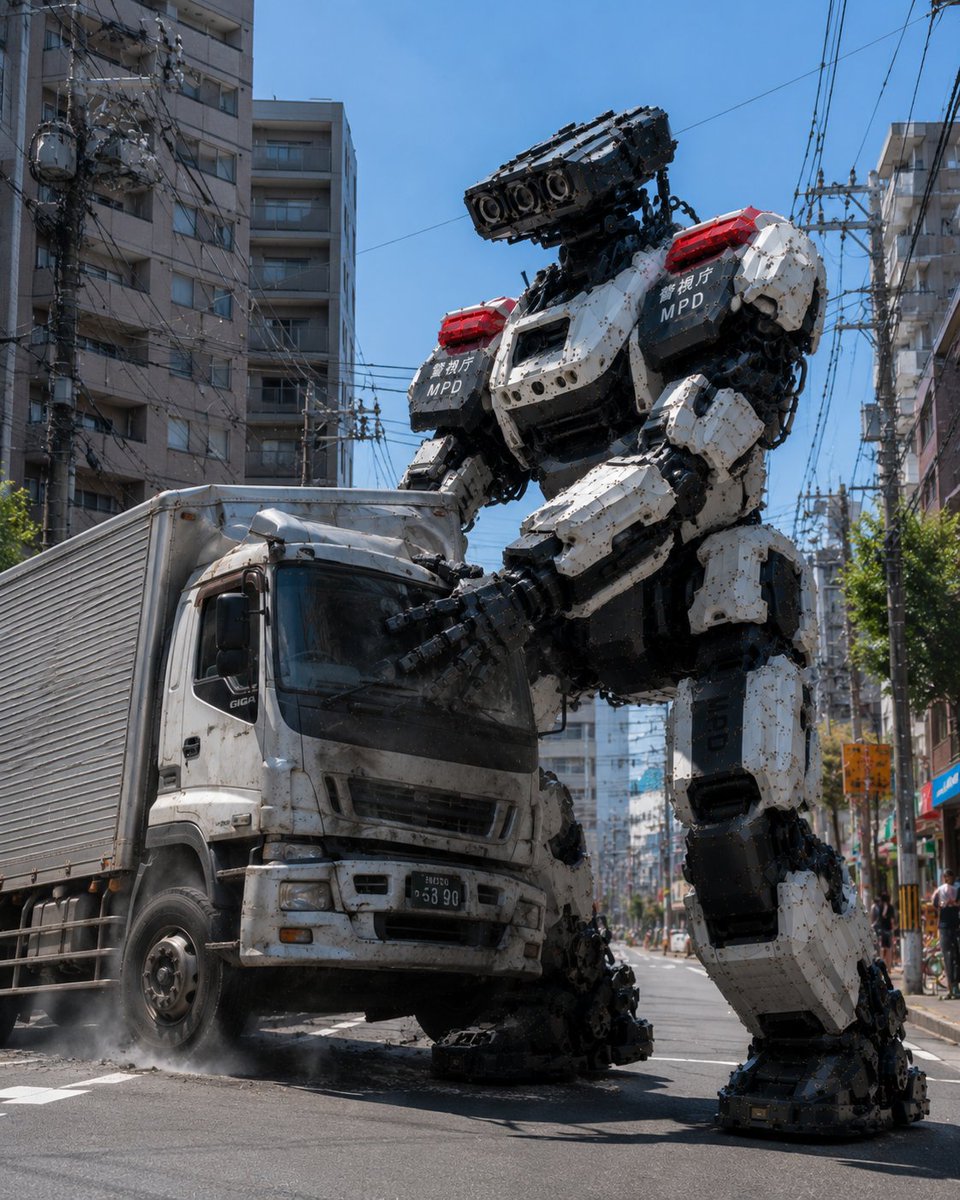 MPD Robot Stops Runaway Truck