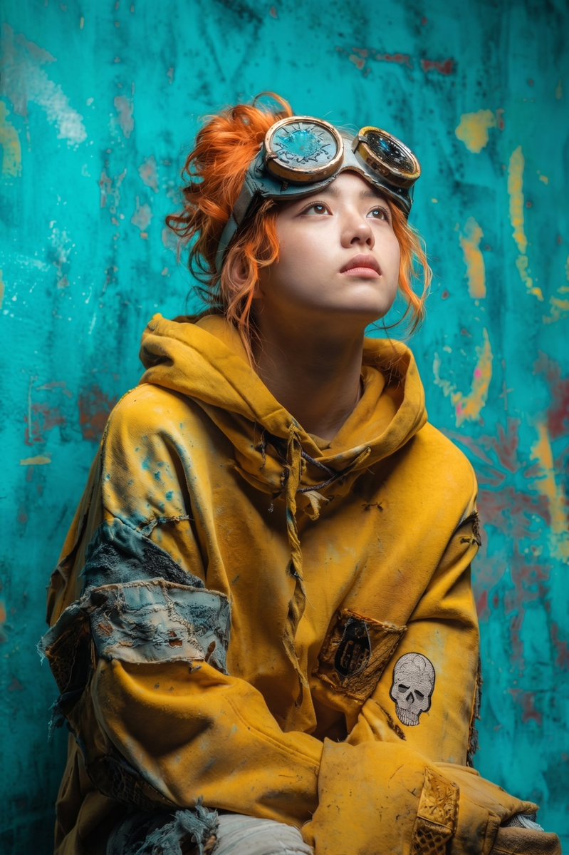 Comic / Storyboard - Post-Apocalyptic Girl with Welding Goggles - Image 1