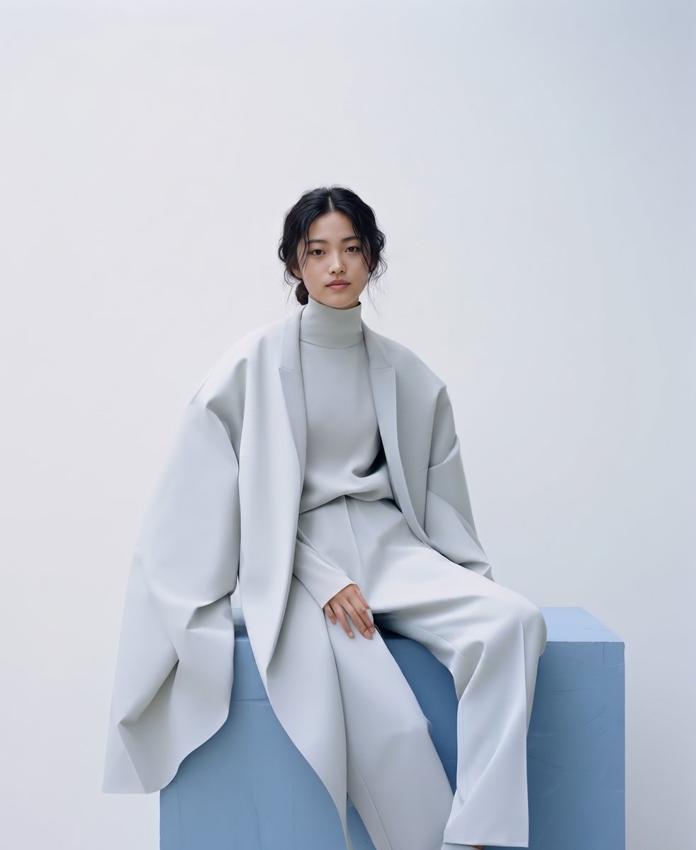 E-commerce Main Image - Minimalist Architectural Fashion Portrait - Image 1