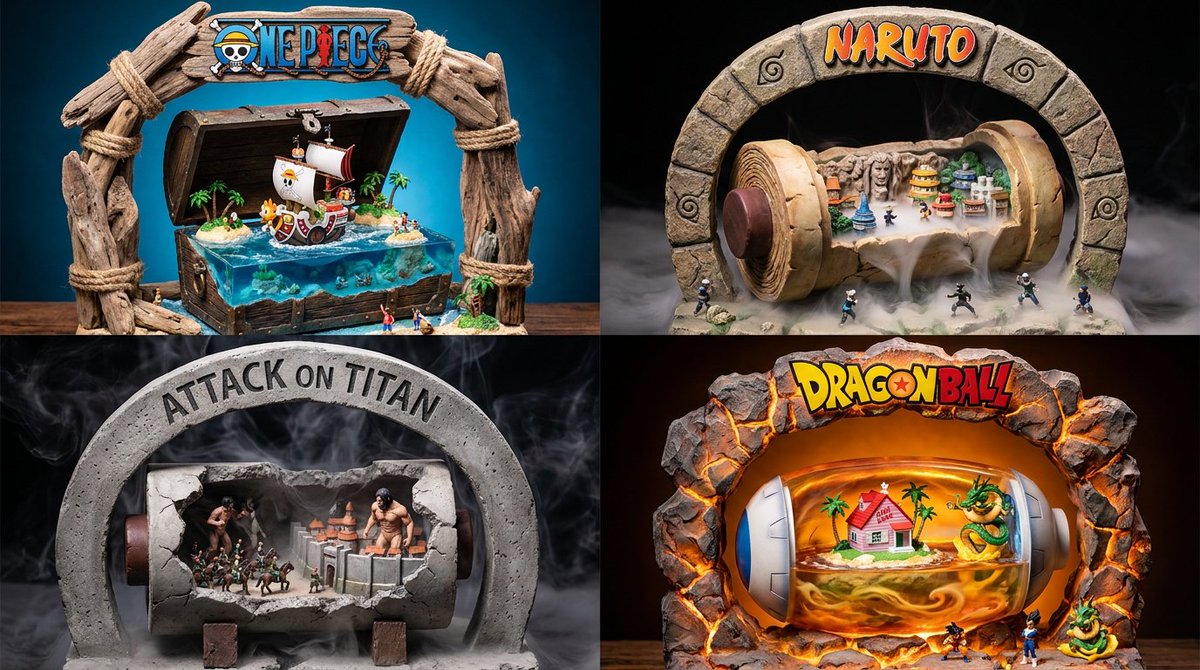 Game Asset - Manga Desktop Diorama Model Kit - Image 1