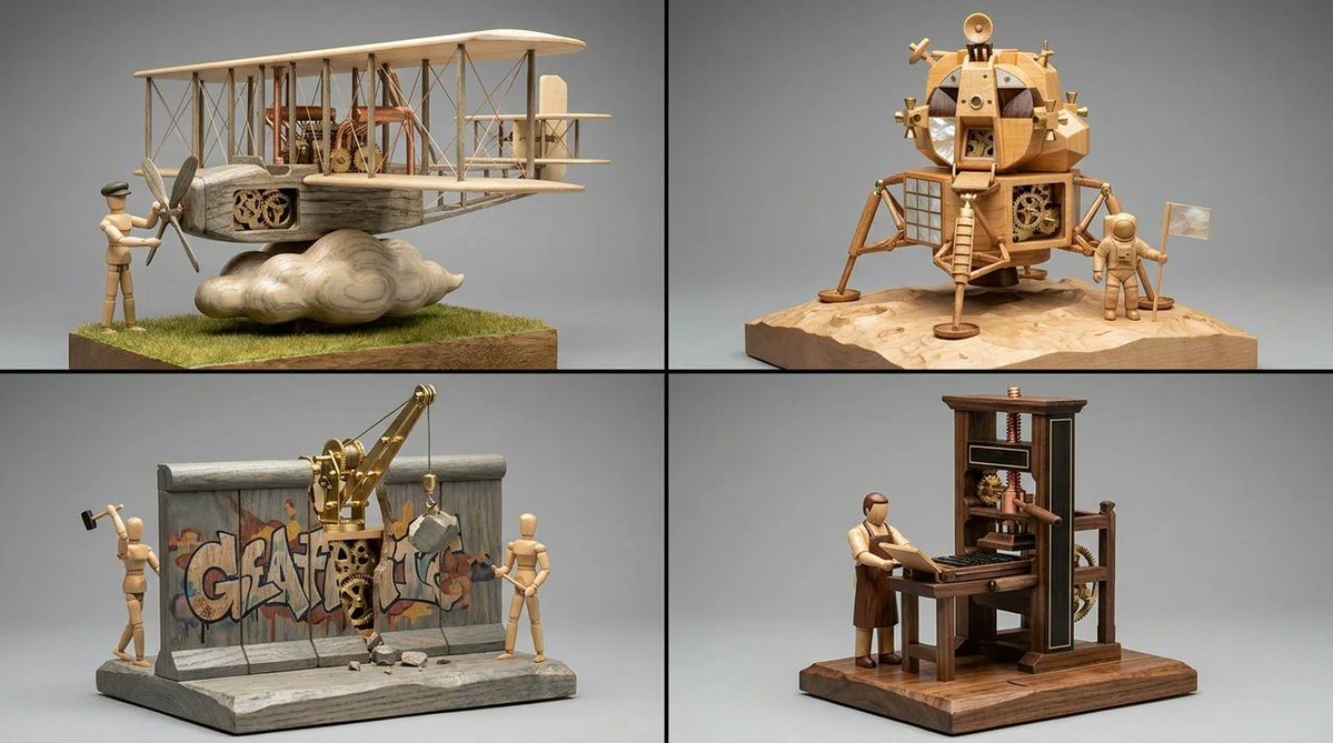 Game Asset - Woodpunk Kinetic Sculpture Automaton - Image 1