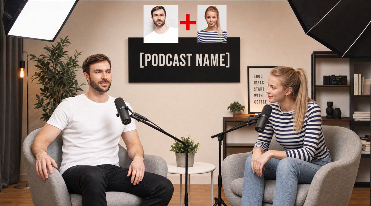 Podcast Studio Interview Shot