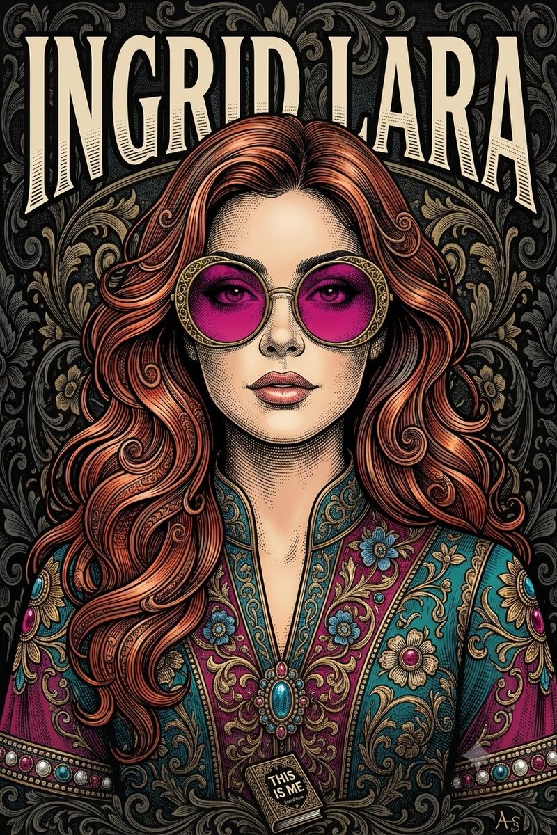 Vintage Engraving Style Illustration Portrait