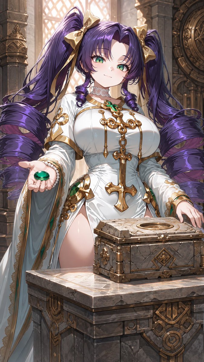 Anime Temple Treasure Priestess