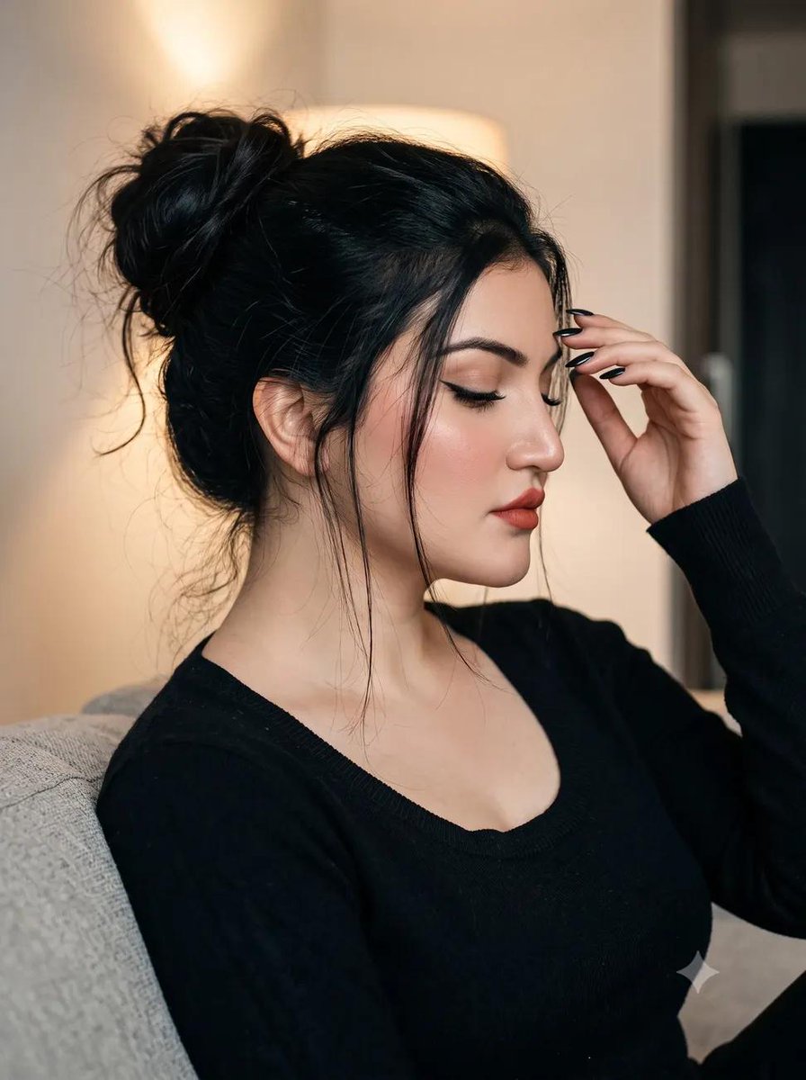 Profile / Avatar - South Asian Woman Side Profile - Image 1