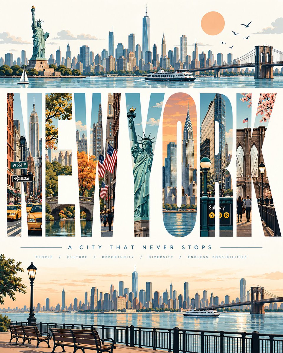 Infographic / Edu Visual - Custom Landmark Travel Poster Template - Image 4