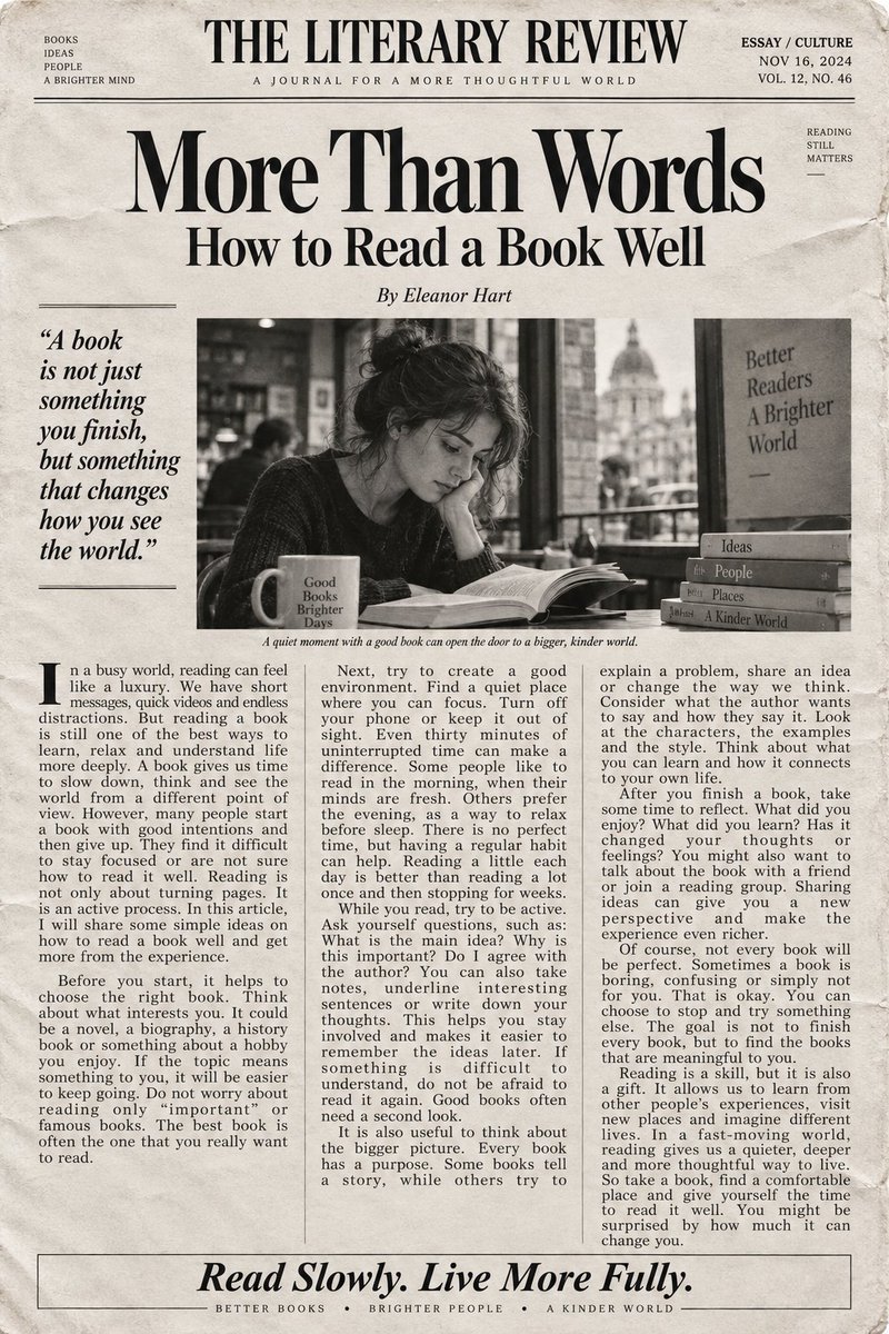 Infographic / Edu Visual - English Editorial Newspaper Layout - Image 4