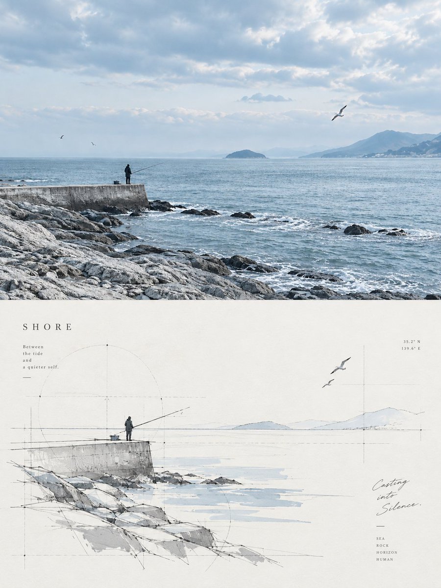 Infographic / Edu Visual - Architectural Perspective Sketch Poster - Image 4