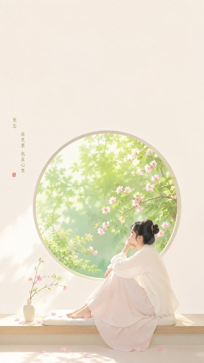 Zen Oriental Minimalist Poster