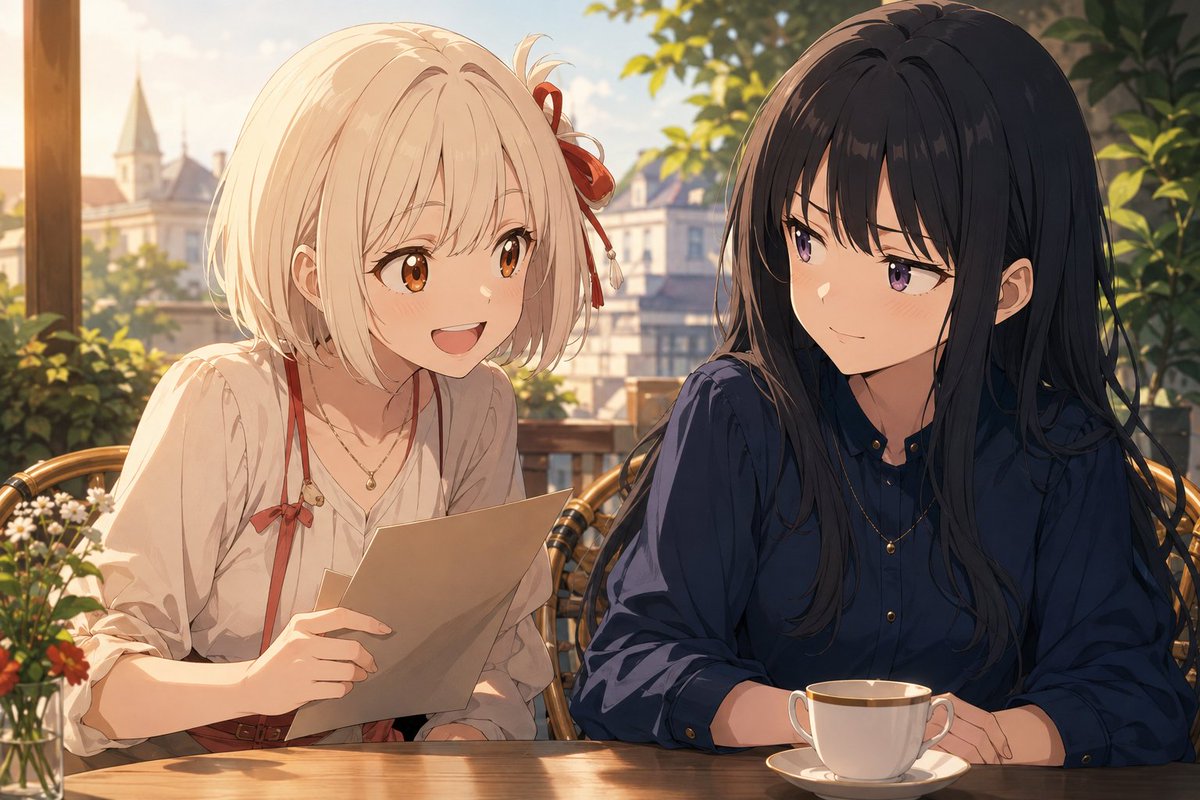 Anime Café Terrace Friends
