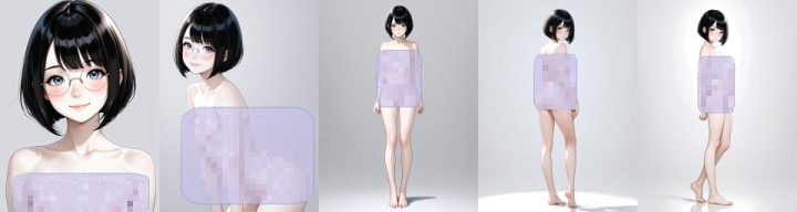 2D Anime to 3D Toy Avatar reference image 1