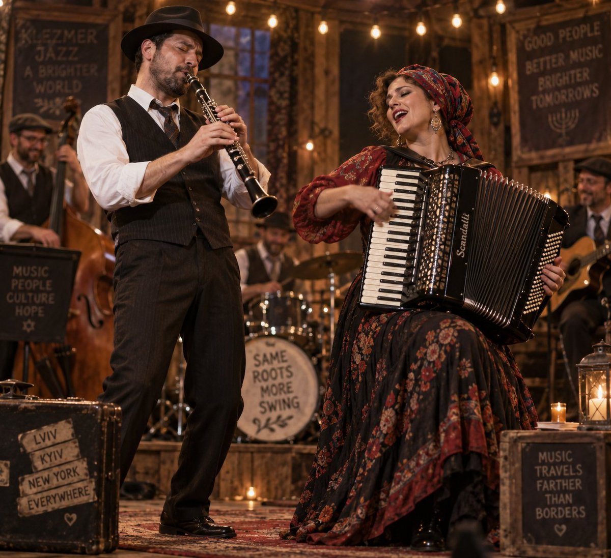 Klezmer Jazz Accordion Stage