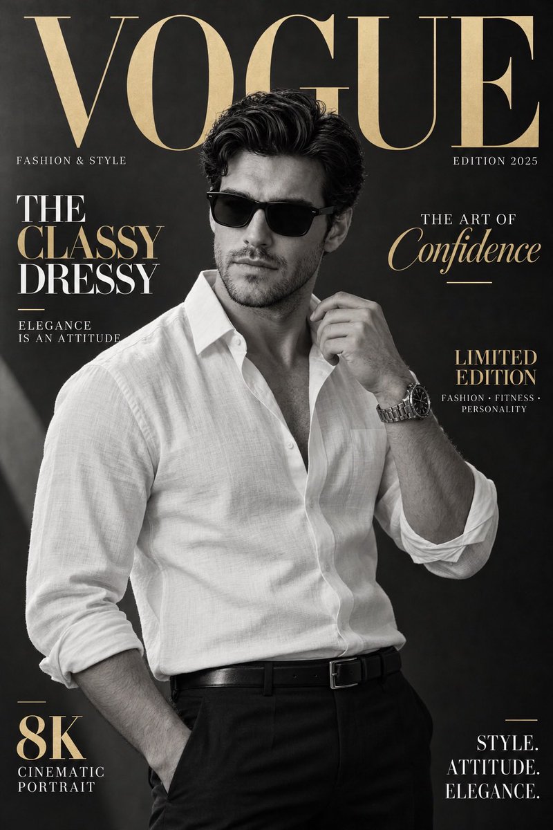 Product Marketing - Luxury Vogue Magazine Cover - Image 1
