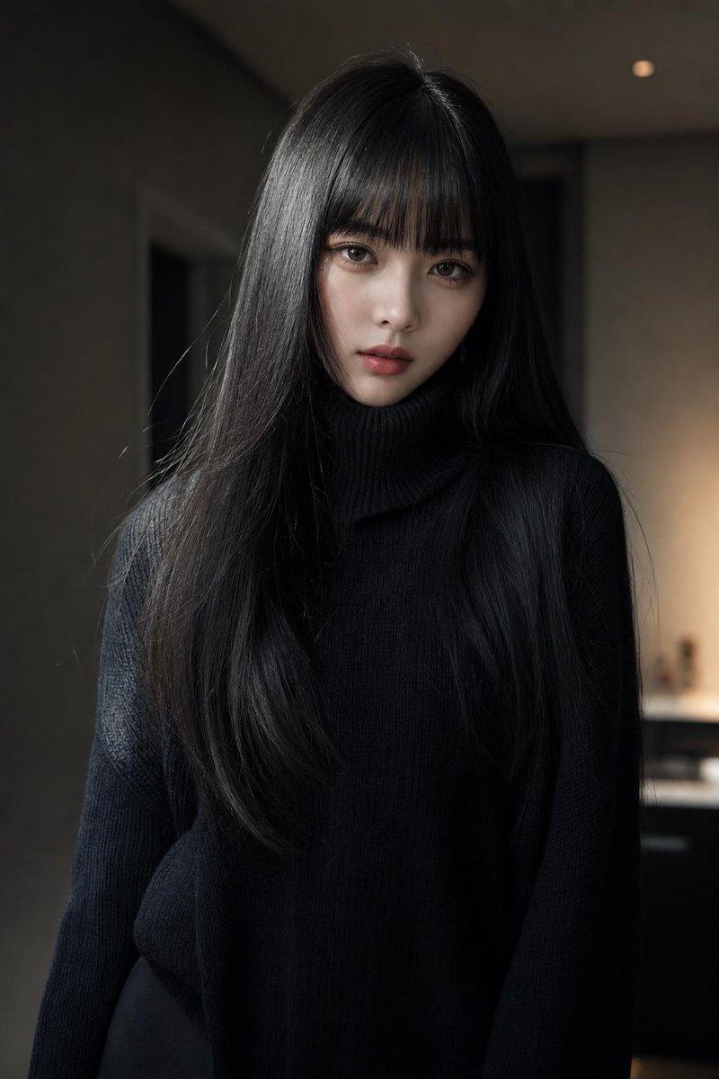 Profile / Avatar - Sophisticated Monochromatic High-Fashion Portrait - Image 3