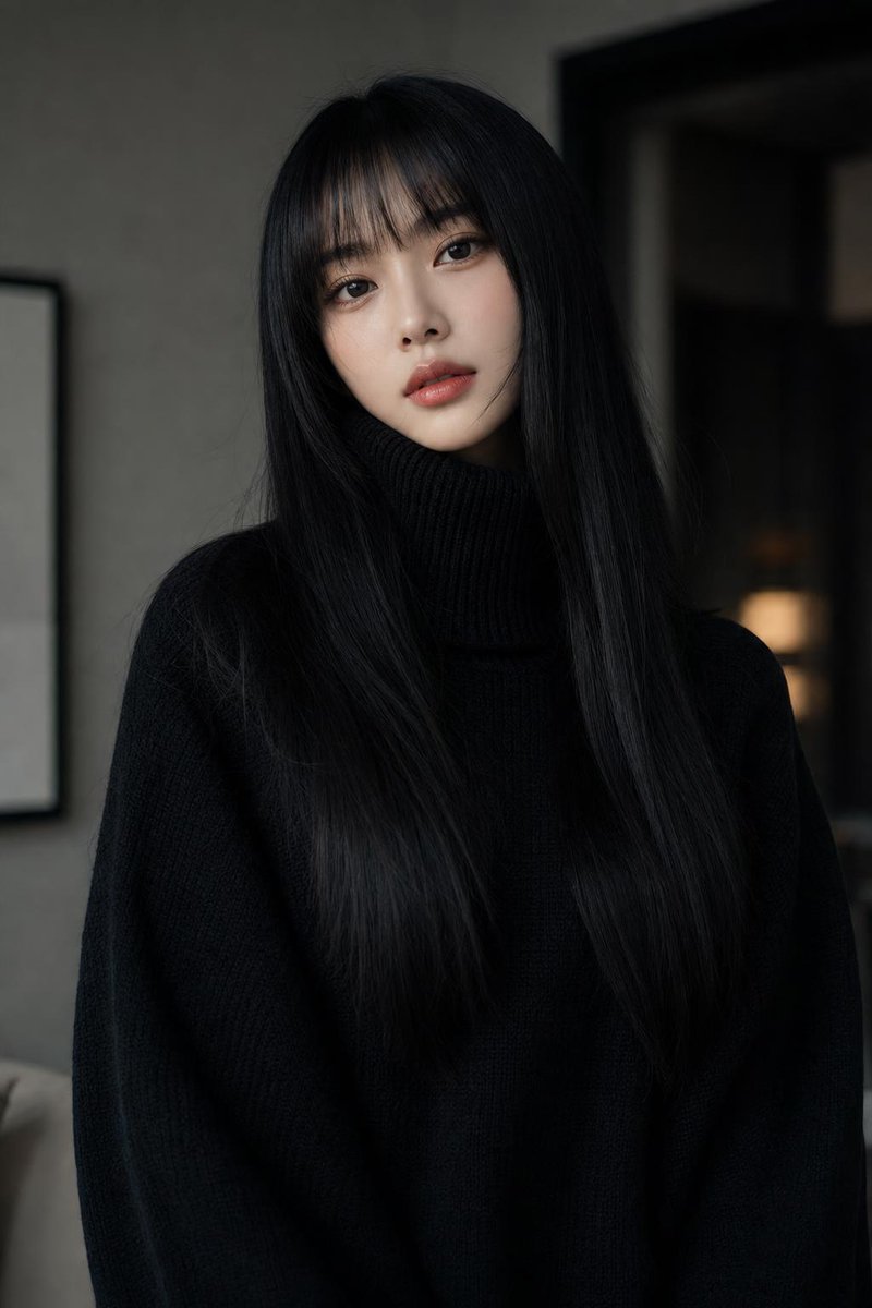 Profile / Avatar - Sophisticated Monochromatic High-Fashion Portrait - Image 1