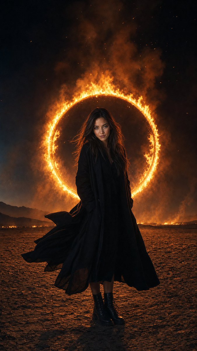 YouTube Thumbnail - Cinematic Desert Ring of Fire Album Cover - Image 2