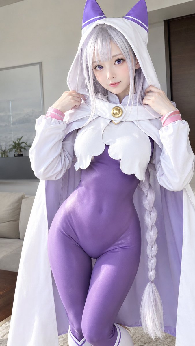 Profile / Avatar - Photoreal Emilia Cosplay Portrait - Image 1