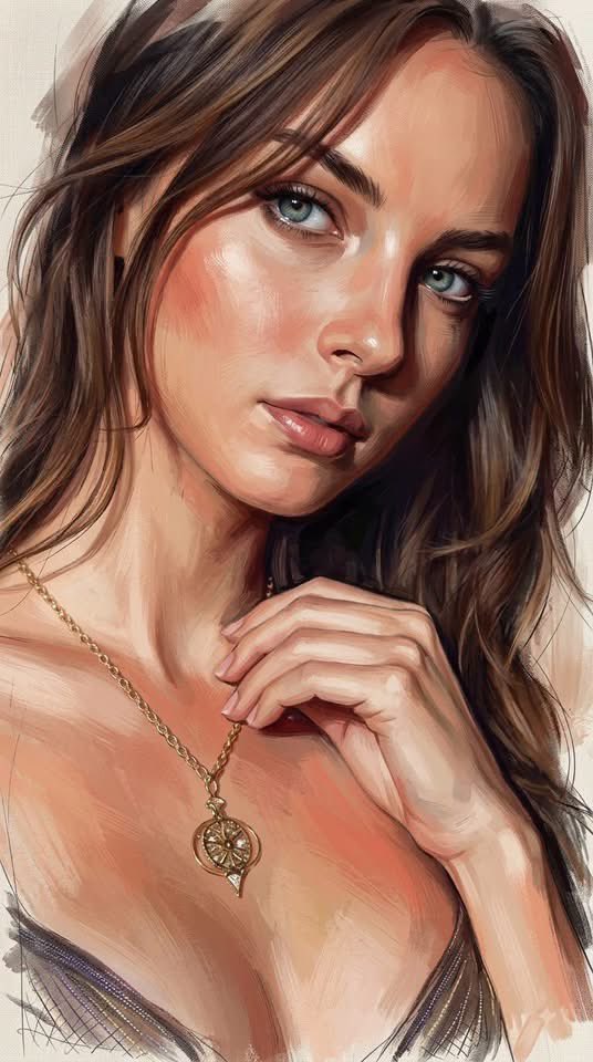 Profile / Avatar - Expressive Painterly Realistic Hybrid Portrait - Image 2