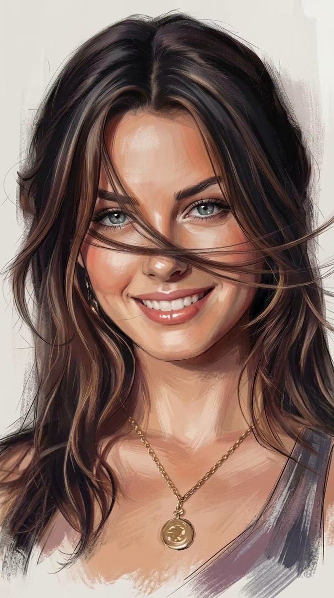 Profile / Avatar - Expressive Painterly Realistic Hybrid Portrait - Image 1