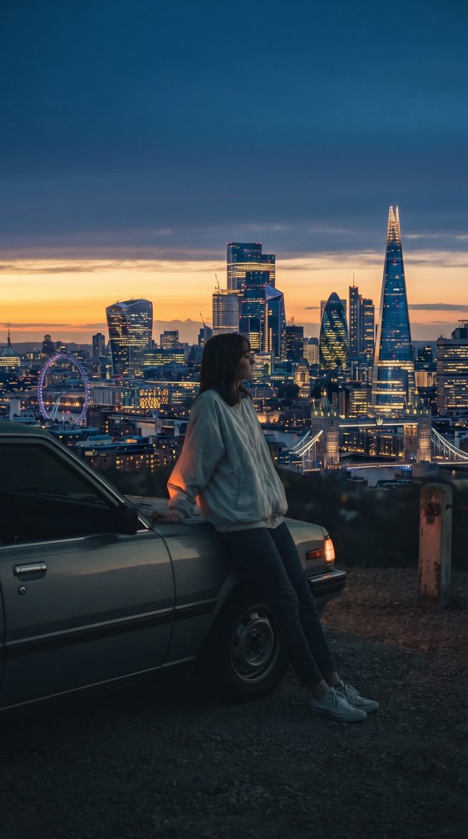 Social Media Post - London Skyline Background Edit - Image 1