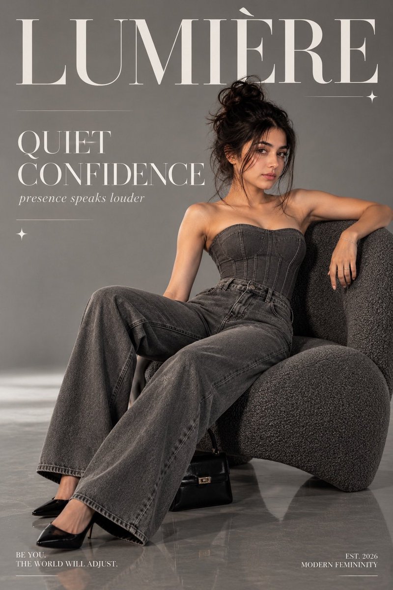 Product Marketing - Luxury Fashion Editorial Magazine Poster - Image 1