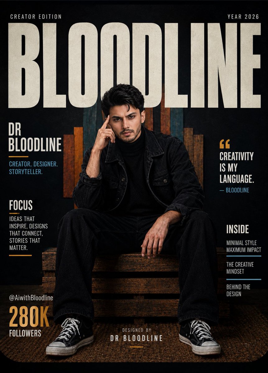 Product Marketing - Fashion Editorial Magazine Cover - Image 1