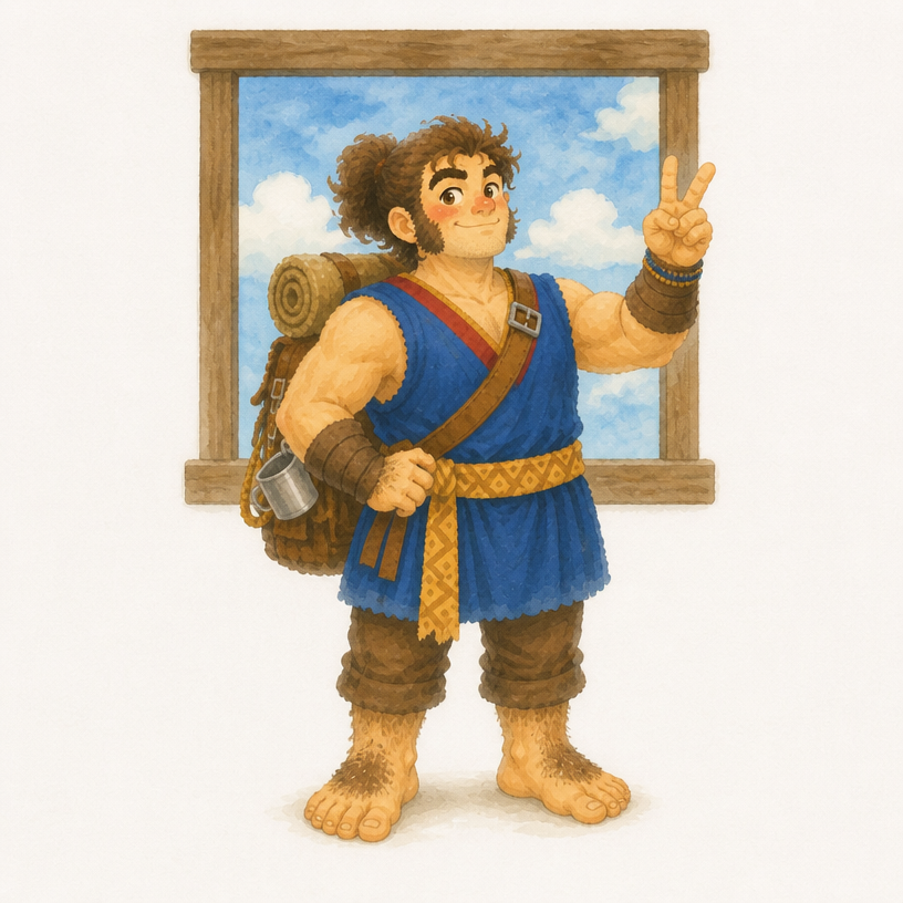 Comic / Storyboard - Watercolor Hobbit Adventurer - Image 2