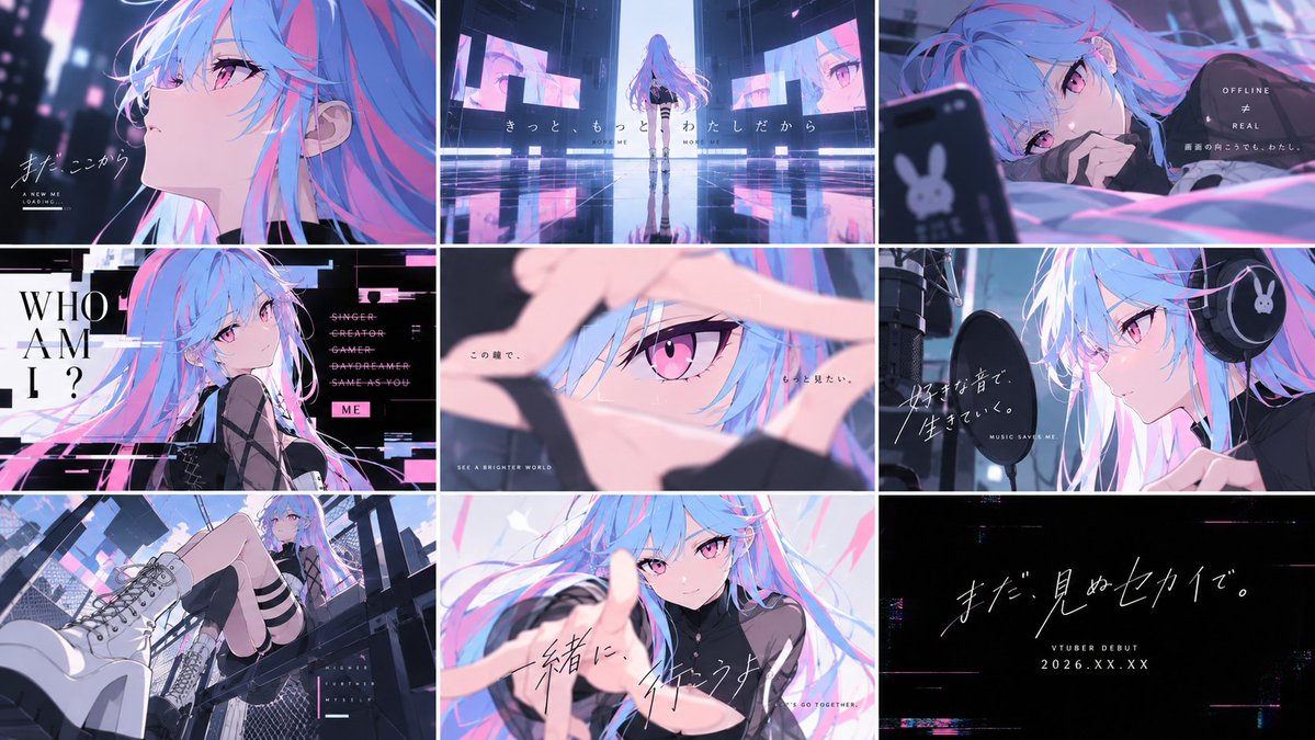 Cyber Idol VTuber Teaser Storyboard — result 3