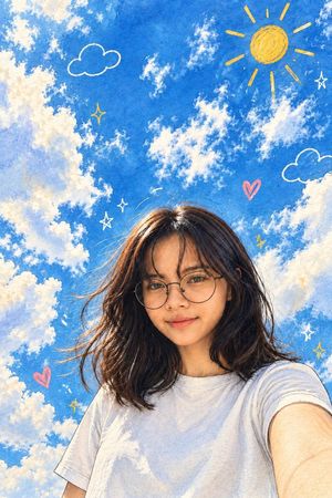 参考效果：Photo to Gouache Travel Illustration