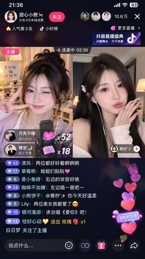 参考效果：网红直播场景